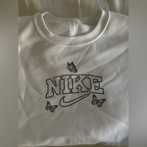 Custom Nike Butterfly Crewneck